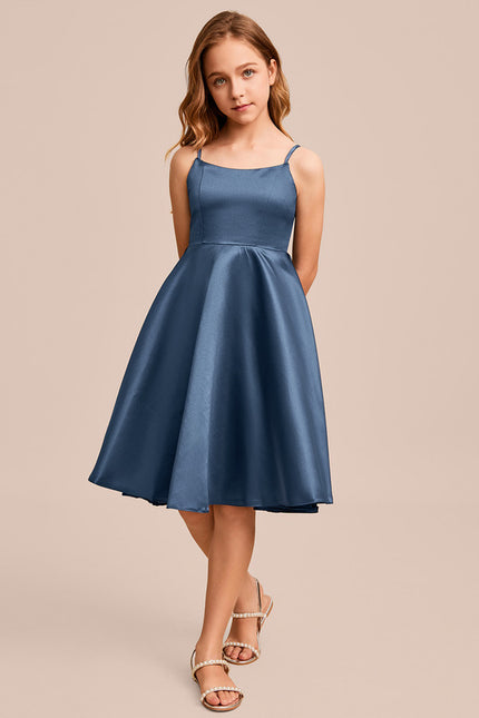 Robe Midi Satin Vert Tendre - gallery 4