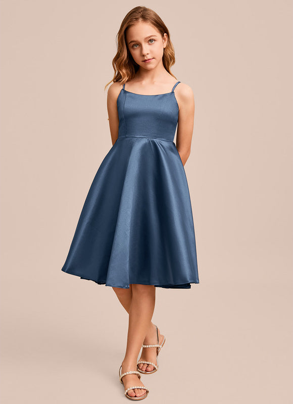 Robe Midi Satin Vert Tendre - gallery 4