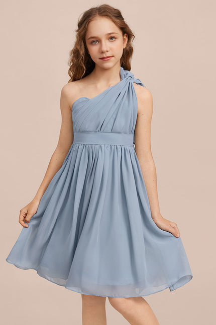 Robe Midi Chiffon Céleste - gallery 3