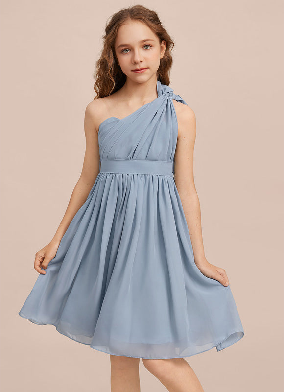 Robe Midi Chiffon Céleste - gallery 3
