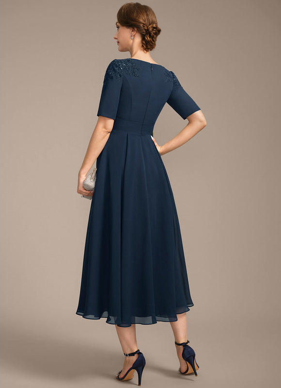 Robe Midi Marine Chic - gallery 5