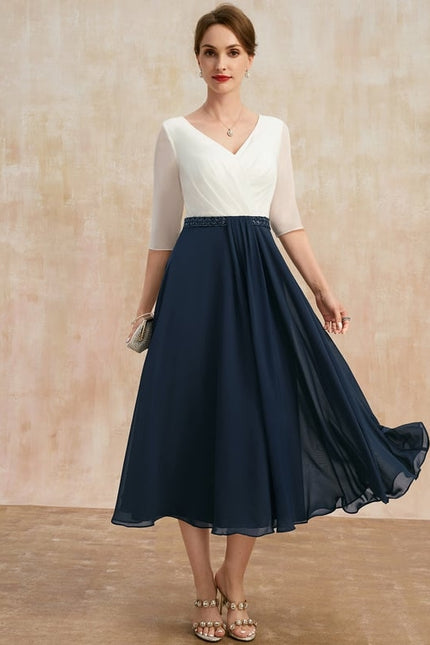 Robe Midi Mère Élégante - gallery 1