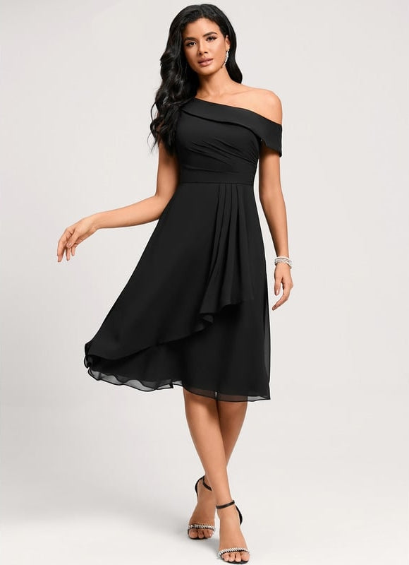 Robe Midi Fluide Asymétrique - gallery 2