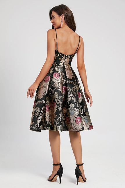 Robe Midi Éclat Satiné - gallery 1
