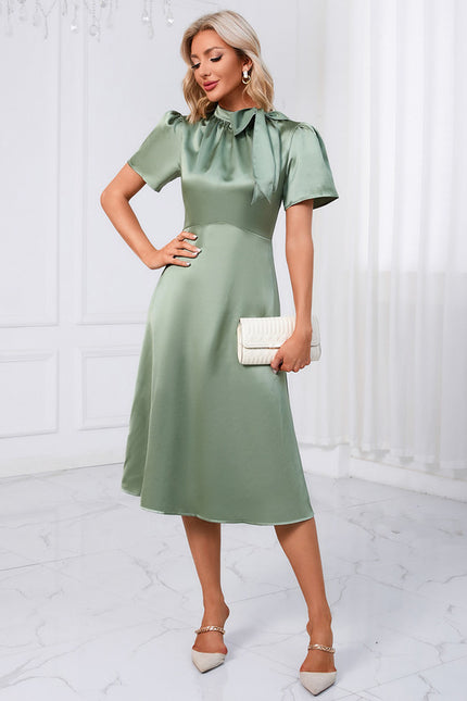 Robe Midi Satinée Chic