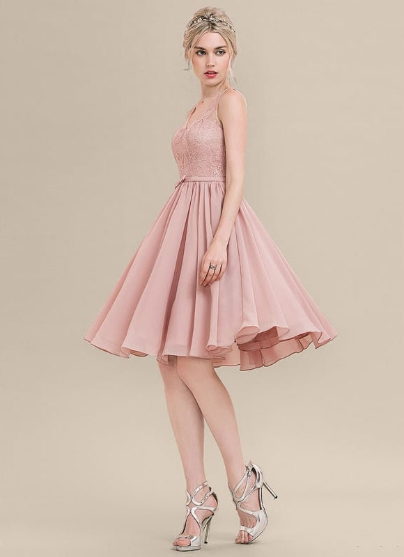 Robe Midi Éclat Rosé - gallery 2