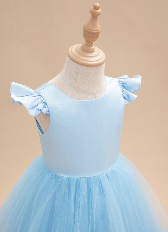 Robe Midi Tulle Bleu Pâle - gallery 4
