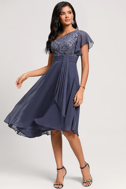 Robe Midi Fluide Asymétrique