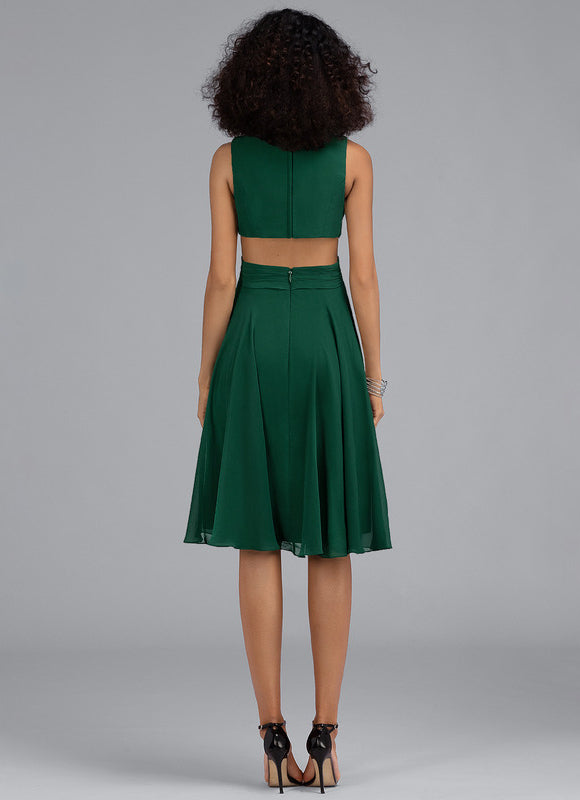 Robe Midi Vert Sauge - gallery 6