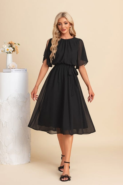 Robe Midi Gaze De Coton - gallery 1