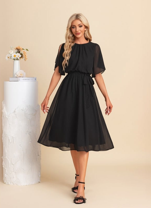 Robe Midi Gaze De Coton - gallery 1