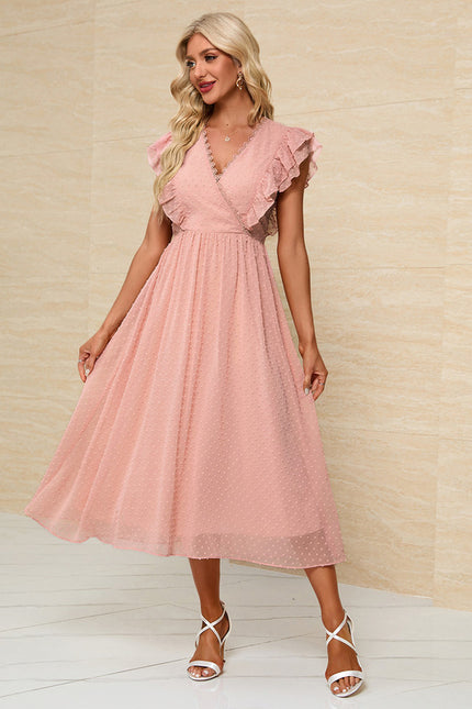 Robe Midi Midi Texturée