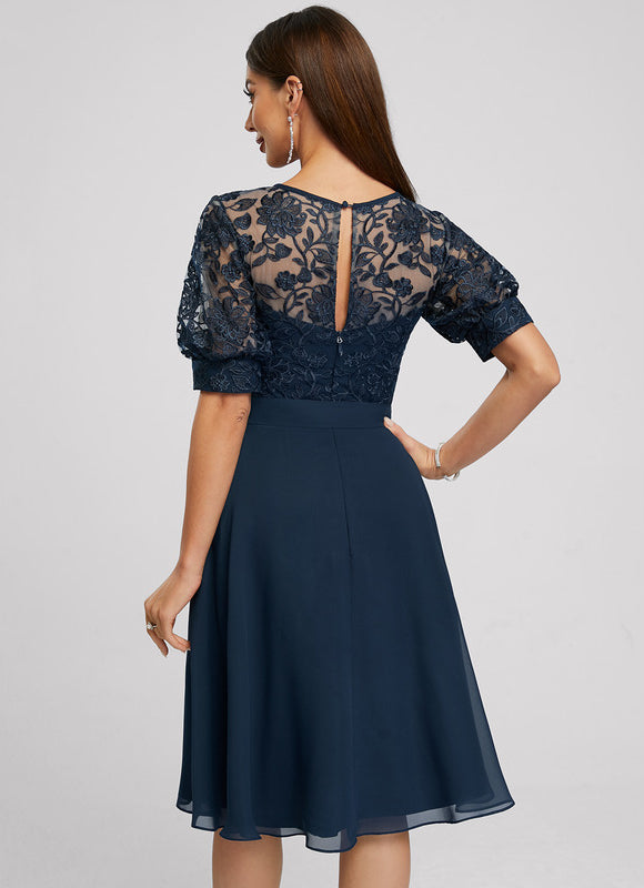 Robe Midi Éclosion Élégante - gallery 2