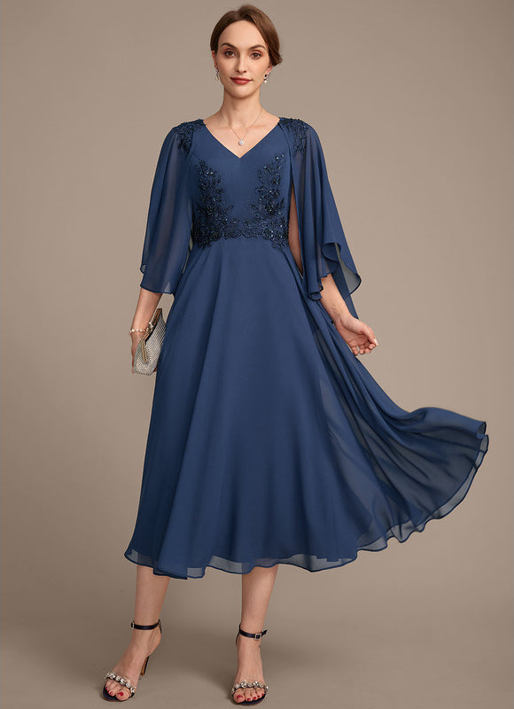 Robe Midi Fluide Nuit - gallery 1