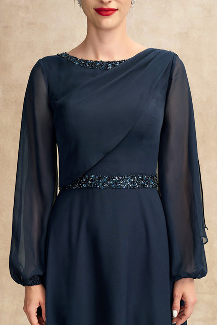 Robe Midi Mousseline Sophistiquée - gallery 1
