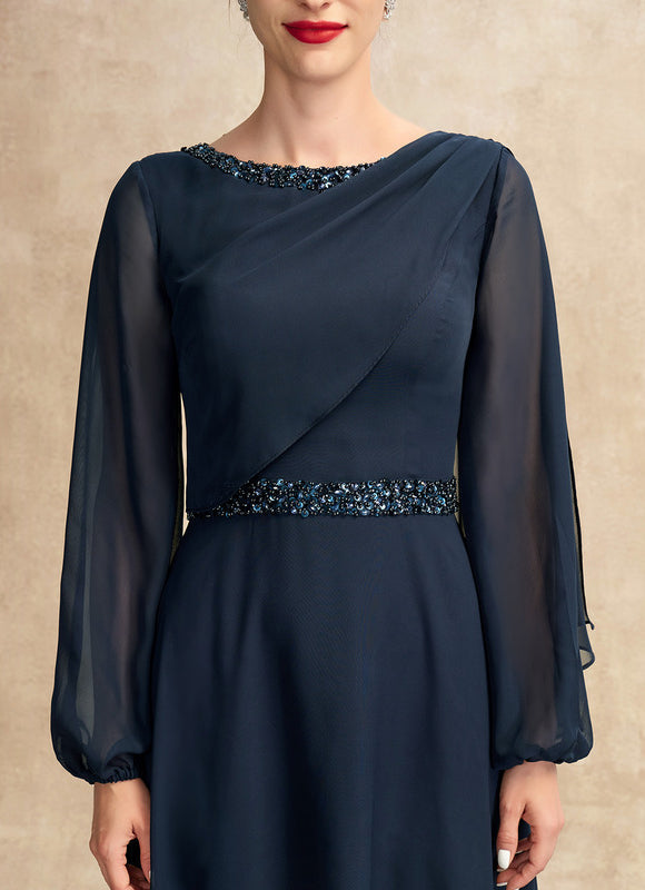 Robe Midi Mousseline Sophistiquée - gallery 1