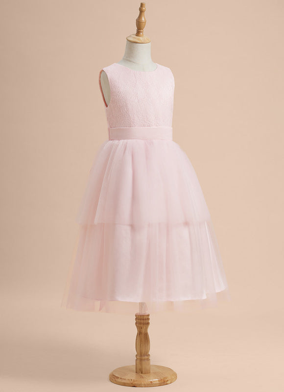 Robe Midi Fille Tulle Pastel - gallery 1
