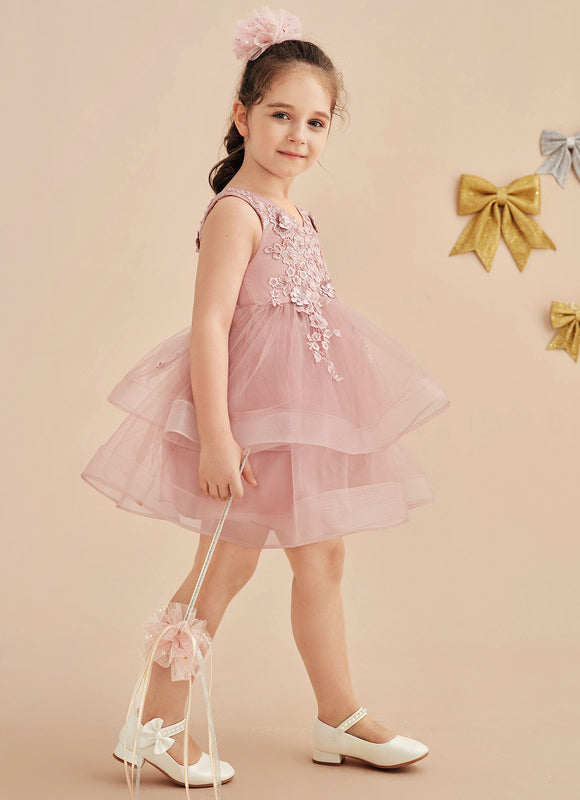 Robe Midi Tulle Fleurie - gallery 3