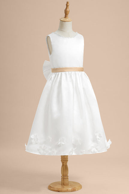 Robe Midi Satinée Enfant Chic - gallery 4