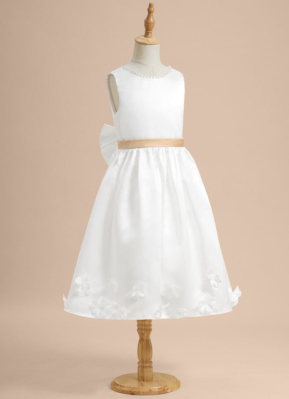 Robe Midi Satinée Enfant Chic - gallery 4