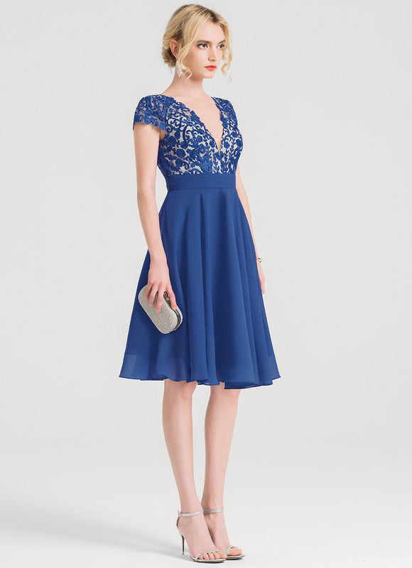 Robe Midi Bleu Envoûtant - gallery 4