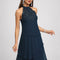 Robe Midi Éclosion Élégante