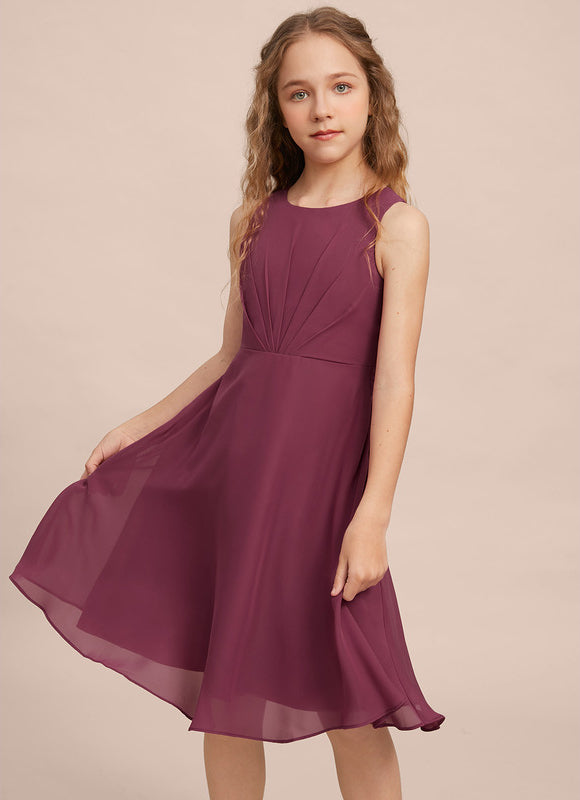 Robe Midi Évasée Marine - gallery 3