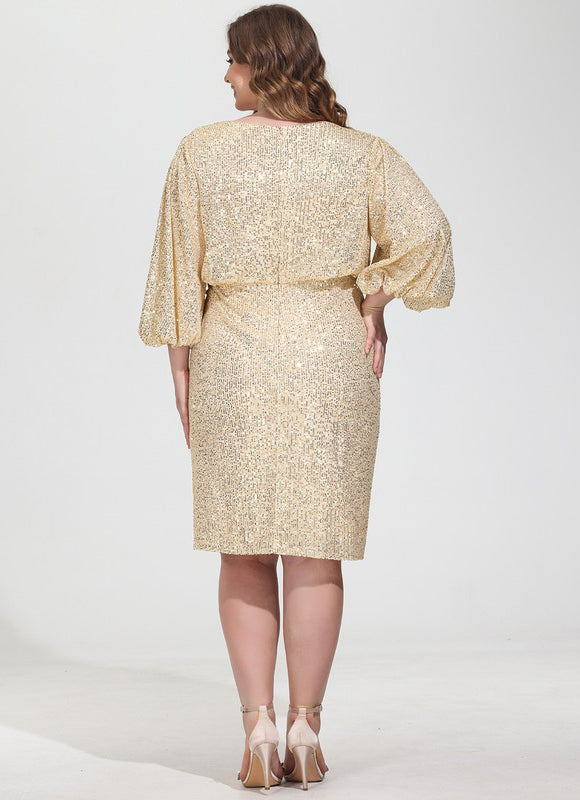 Robe Midi Pailletée Lumineuse - gallery 9