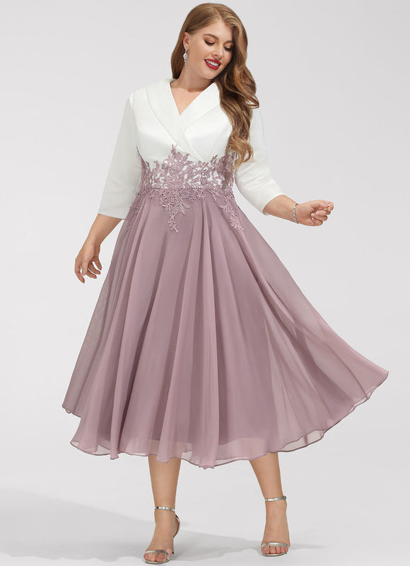 Robe Midi Élégante Lavande - gallery 6