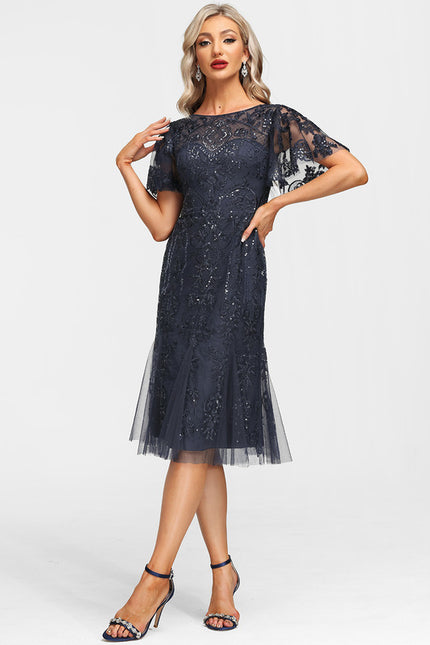 Robe Midi Ombre Détoile - gallery 6