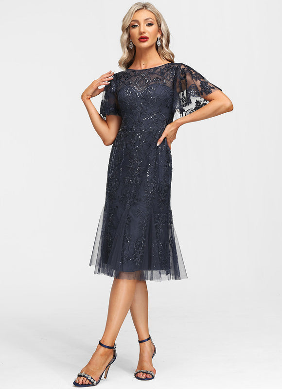 Robe Midi Ombre Détoile - gallery 6