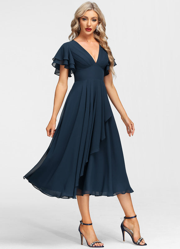 Robe Midi Ombre De Valse - gallery 2