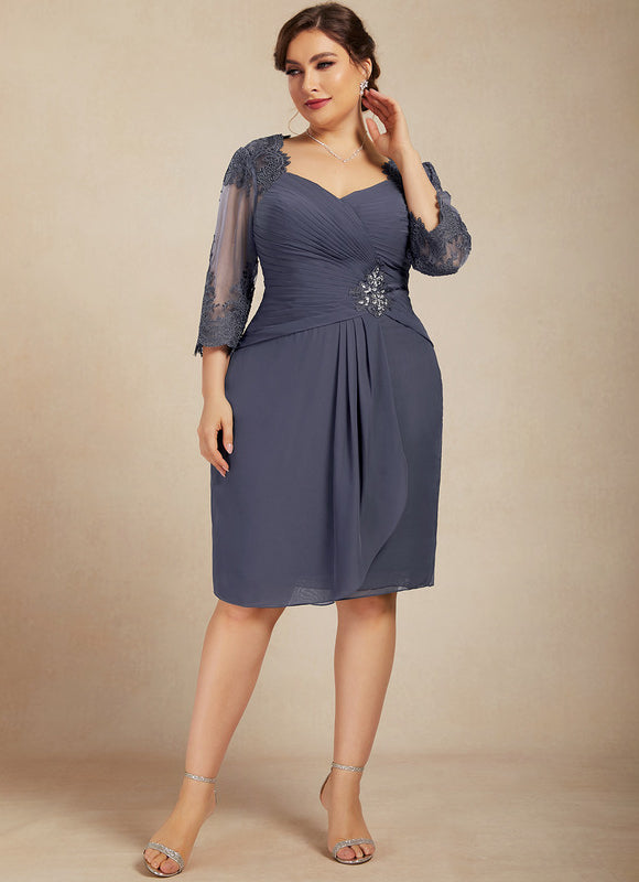 Robe Midi Satin Céleste - gallery 7