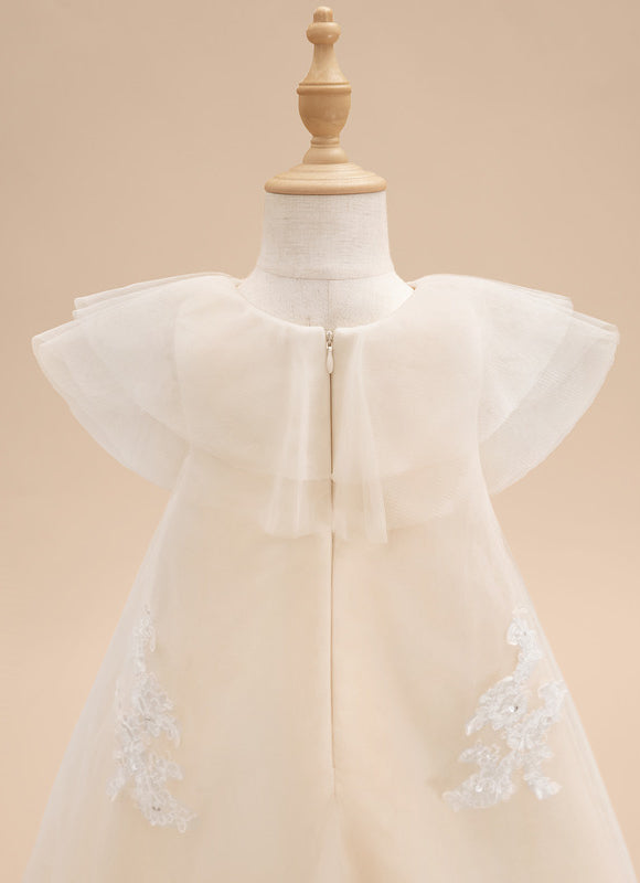 Robe Midi Enfant Tulle Mariage - gallery 6