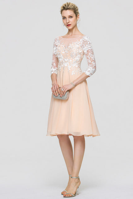 Robe Midi Dentelle Aubergine - gallery 4