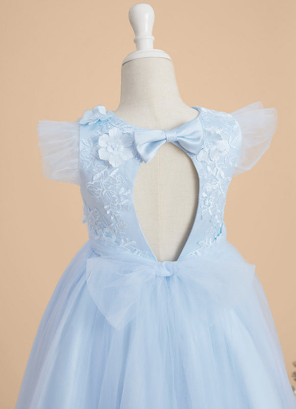 Robe Midi Tulle Bleu Pâle - gallery 1