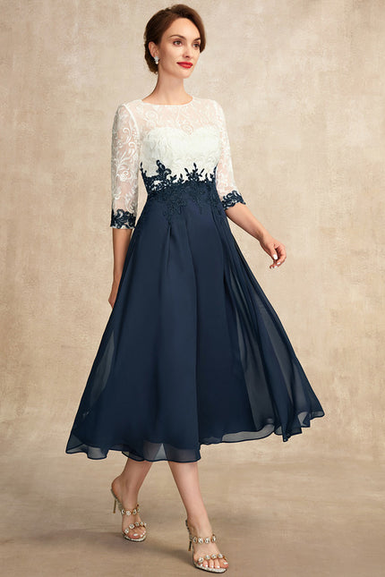 Robe Midi Élégance Azurante - gallery 1