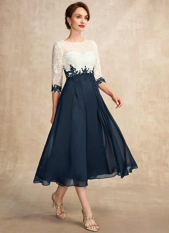 Robe Midi Élégance Azurante - gallery 1