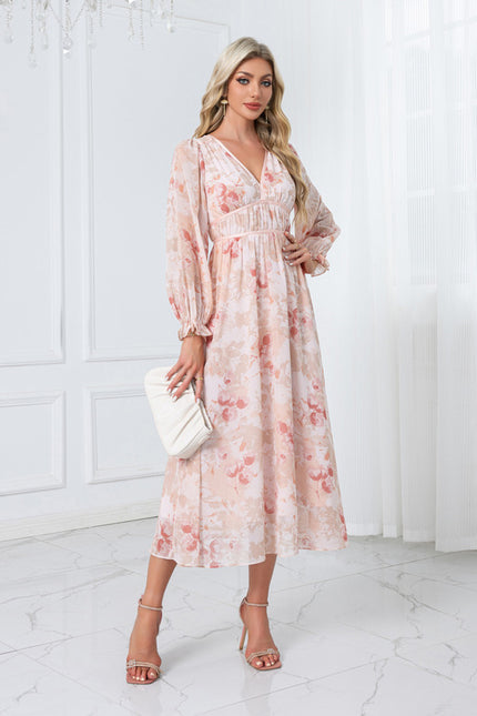 Robe Midi Florale Légère - gallery 6