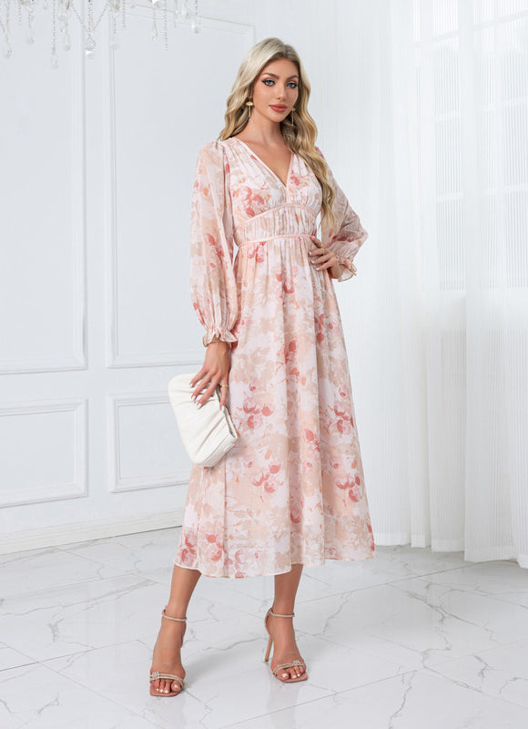 Robe Midi Florale Légère - gallery 6