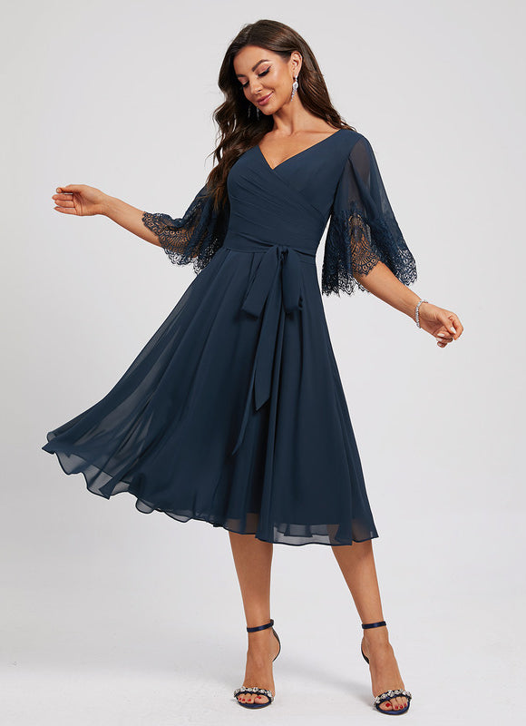 Robe Midi Longue Évasée
