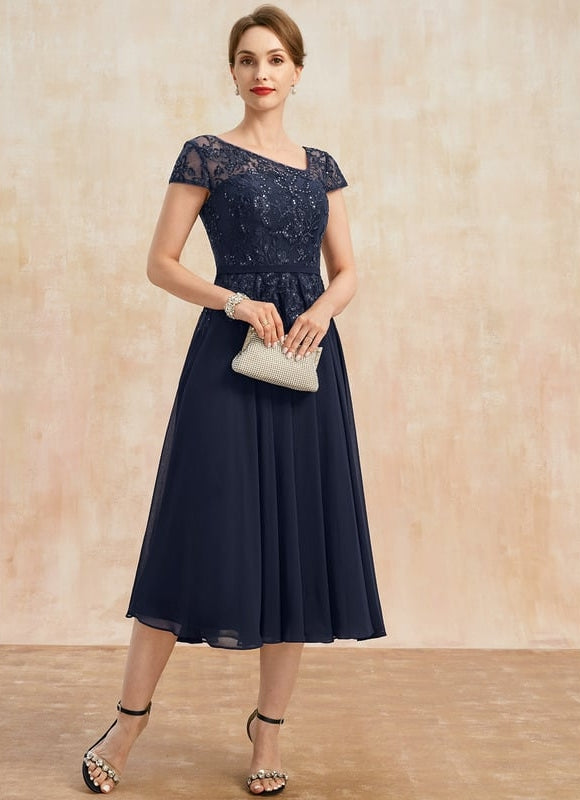 Robe Midi Élégance Céleste - gallery 2