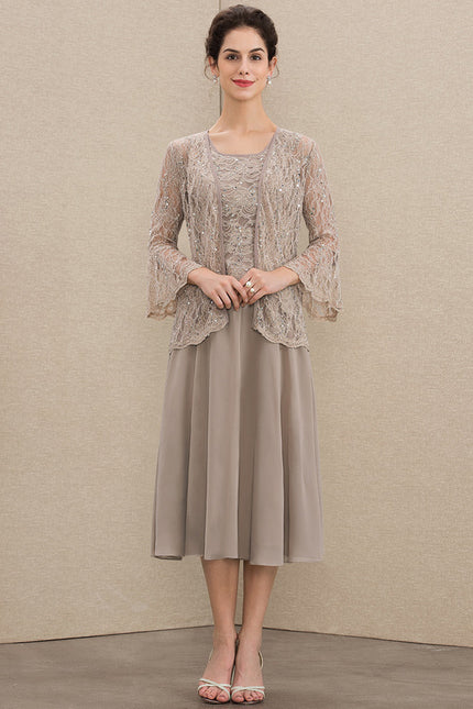 Robe Midi Manche 3 4
