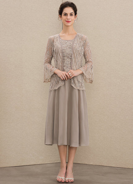 Robe Midi Manche 3 4