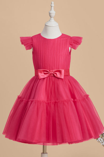 Robe Midi Tulle Fuchsia