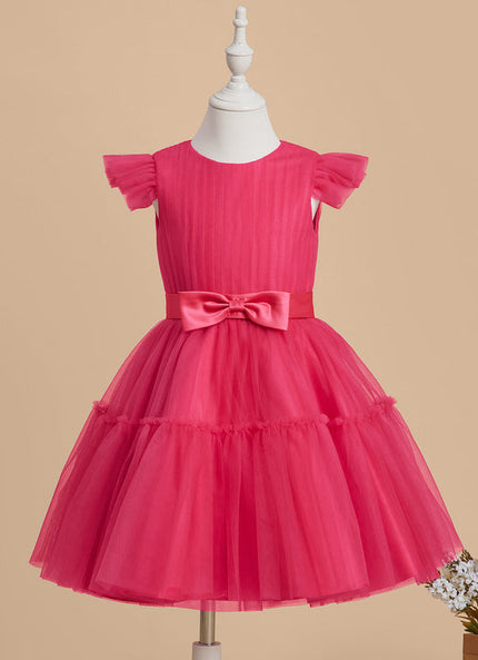 Robe Midi Tulle Fuchsia