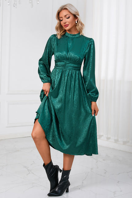 Robe Midi Éclat Émeraude - gallery 3