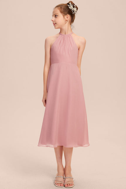 Robe Midi Mousseline Verte - gallery 1