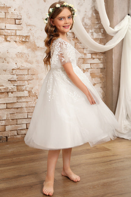 Robe Blanche Midi Mariage - gallery 9