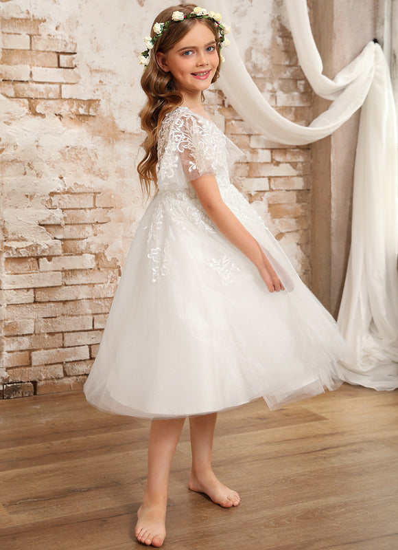 Robe Blanche Midi Mariage - gallery 9